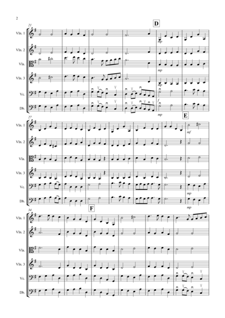 Trumpet Voluntary For String Orchestra Page 2