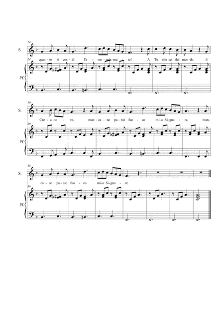 Tu Scendi Dalle Stelle Voce E Piano Page 2
