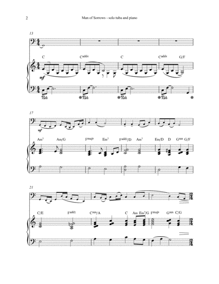 Tuba Man Of Sorrows Theme And Variations Page 2