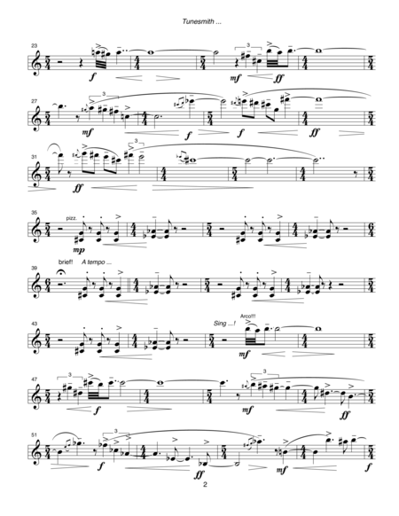 Tunesmith An American Beauty Pageant 1994 Violin Part Page 2