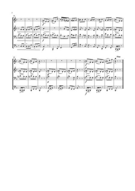 Turkish March Lndler Beethoven Brass Quartet Page 2