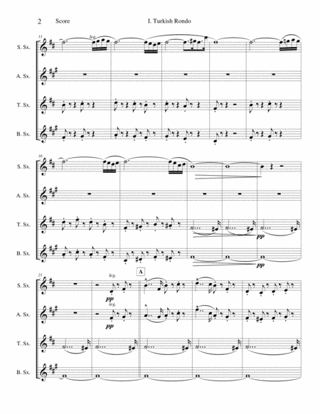 Turkish Rondo From Three Sketches Page 2