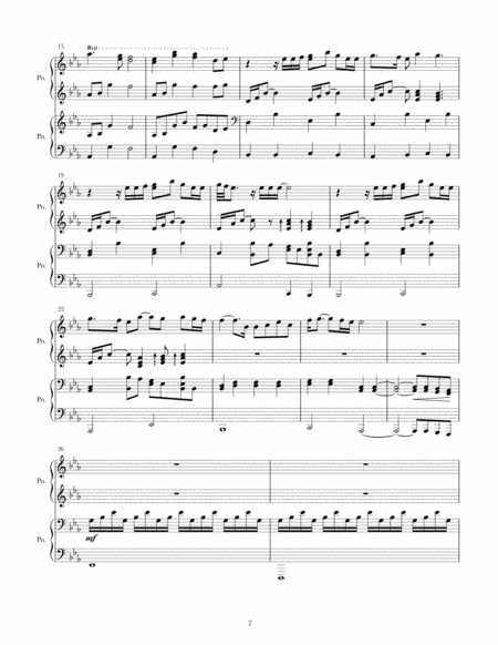 Turning Page Piano Duet Page 2