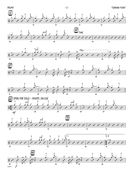 Turning Point Drum Set Page 2