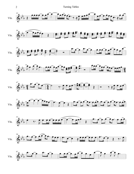 Turning Tables For Violin Page 2