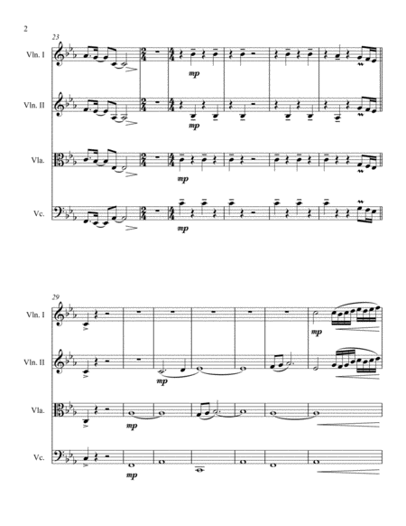 Turning Tables String Quartet Page 2