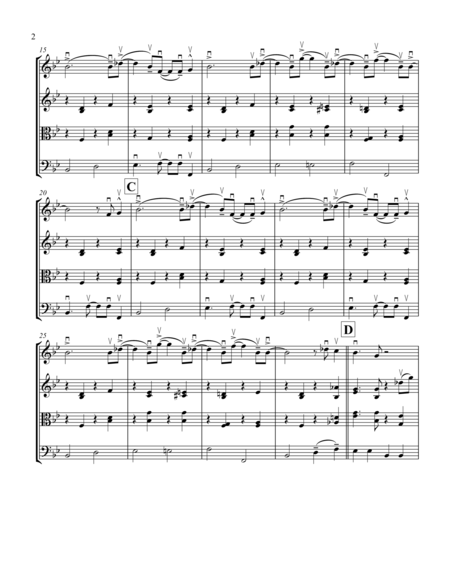 Tuxedo Junction For String Quartet Page 2