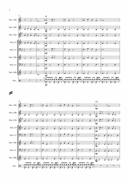 Two Dvorak Melodies For Easy Intermediate Brass Ensemble Arranged By Derick Kane Page 2