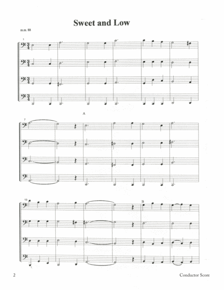 Two Folk Songs For Tuba Quartet Page 2