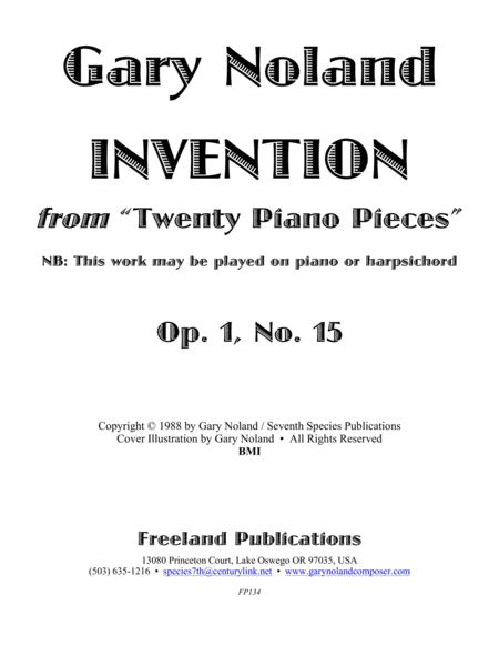 Two Part Invention In G Minor Op 1 No 15 Page 2