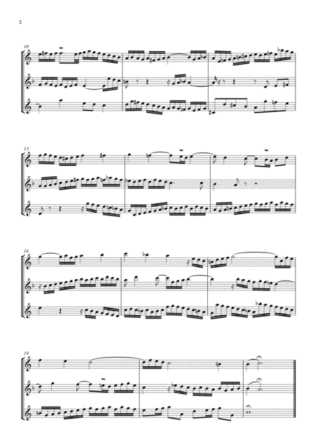 Two Sinfonias In C For Flute Trio Page 2