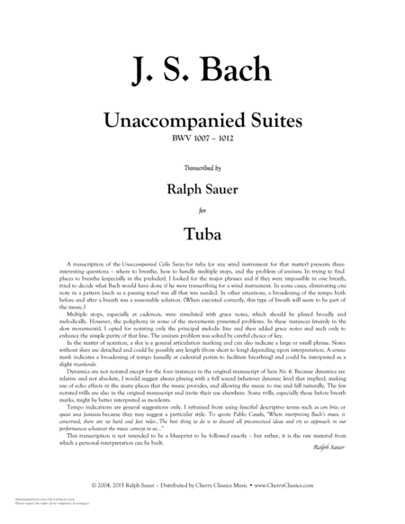 Unaccompanied Suites For Tuba Page 2