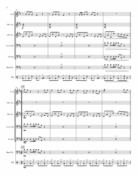 Under Pressure By Queen David Bowie Arranged For Steel Band Page 2