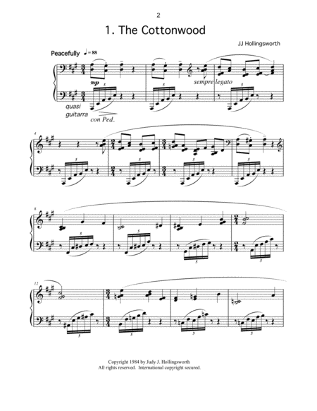 Under The Blue Dome An American Piano Suite Page 2