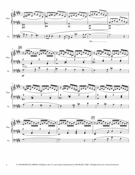 Unintended Cello With Piano Page 2