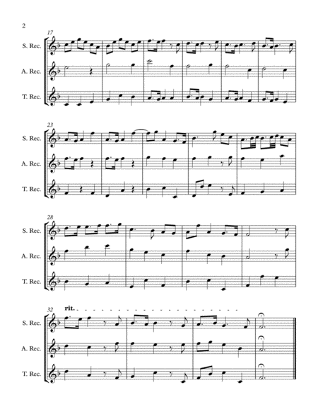 V Adoro From Giulio Cesare Recorder Trio Page 2