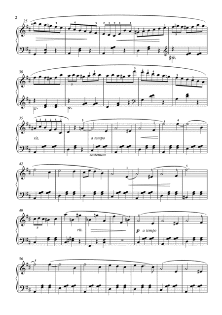 Valse 64 1 Minute Valse By Chopin For Easy Piano Page 2