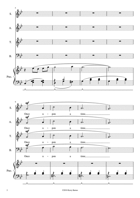 Valse Romantica New Choral Work For 2018 By British Composer Kerry Barnes Page 2