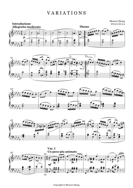 Variations In B Flat Minor Page 2