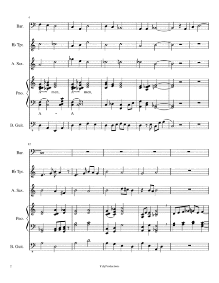 Variations March For Solo Flute Page 2