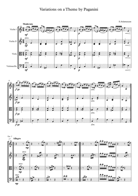 Variations On A Theme By Paganini Page 2