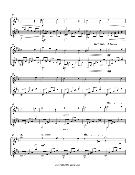 Variations On A Theme By Sor Violin And Guitar Score And Parts Page 2