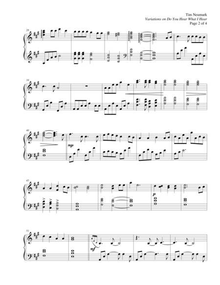 Variations On Do You Hear What I Hear Page 2