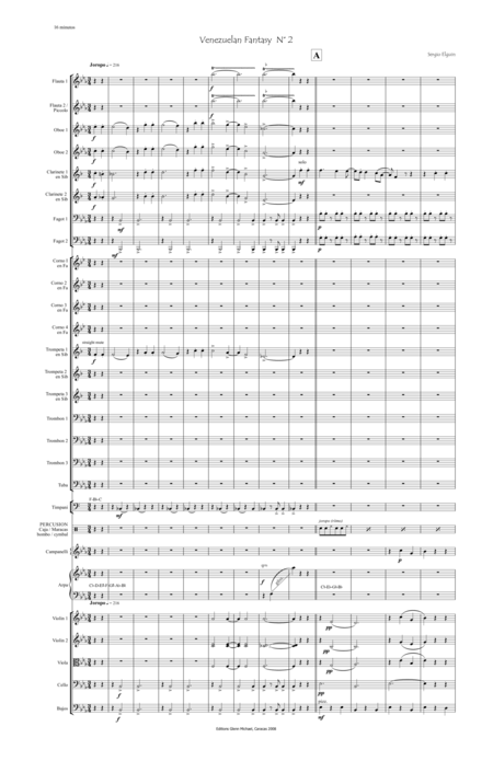 Venezuelan Fantasy 2 For Full Orchestra Page 2