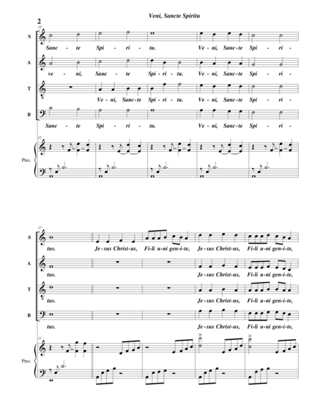 Veni Sancte Spiritu Page 2