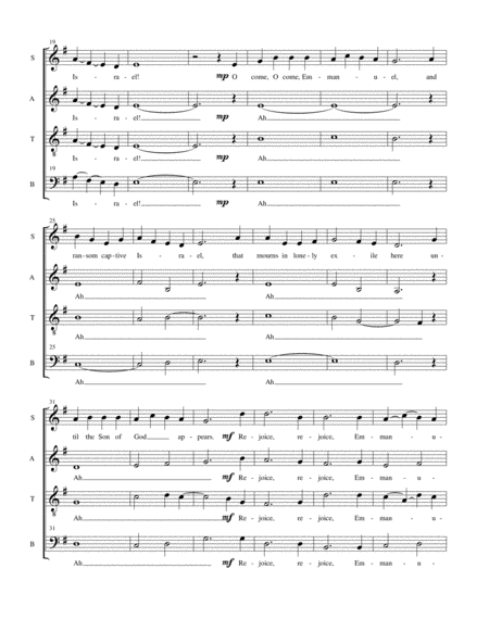 Veni Veni Emmanuel O Come O Come Emmanuel Satb A Cappella Arranged By Sarah Jaysmith Traditional Carol Page 2