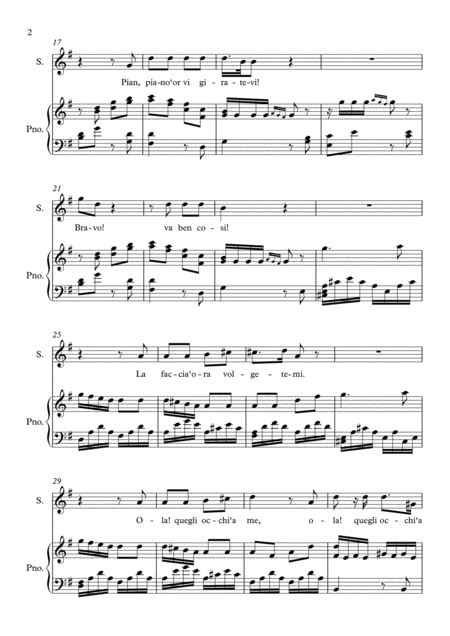 Venite Inginocchiatevi By W A Mozart Soprano Piano Page 2