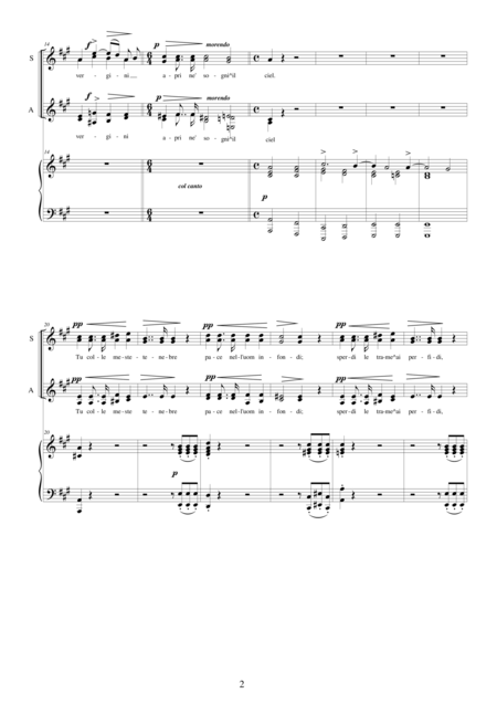 Verdi I Lombardi Alla Prima Crociata Act1 Iii Iv Sciagurata Ha Tu Creduto Solo Bass Choir Sa And Piano Page 2