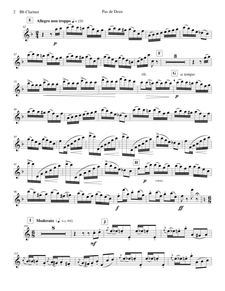 Verdi Pas De Deux Set For Clarinet And Piano Page 2