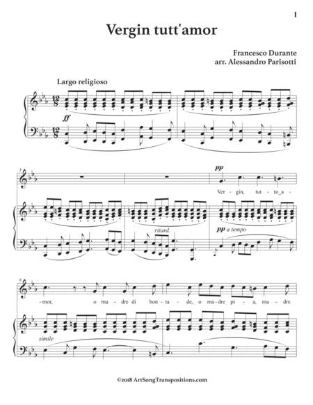 Vergin Tutt Amor C Minor Page 2