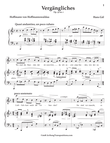 Vergngliches Op 33 No 1 F Major Page 2