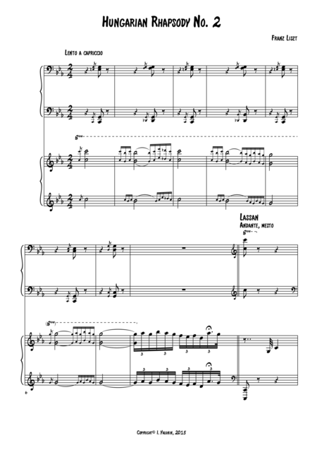 Victor Borge Franz Liszt Hungarian Rhapsody No 2 Page 2