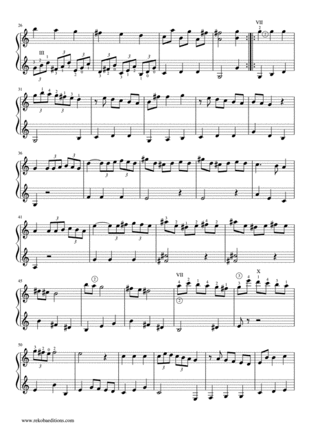 Violetta Polka Opus 404 Easy Intermediate Piano Sheet Music Page 2