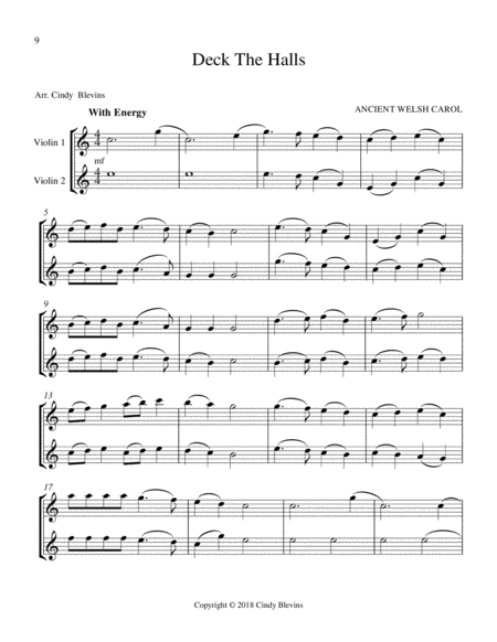 Violin Duets For Christmas Vol Ii Page 2