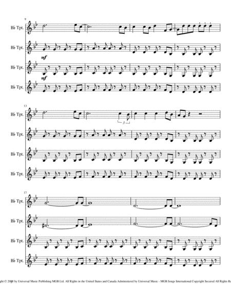 Viva La Vida Trumpet Quartet Page 2