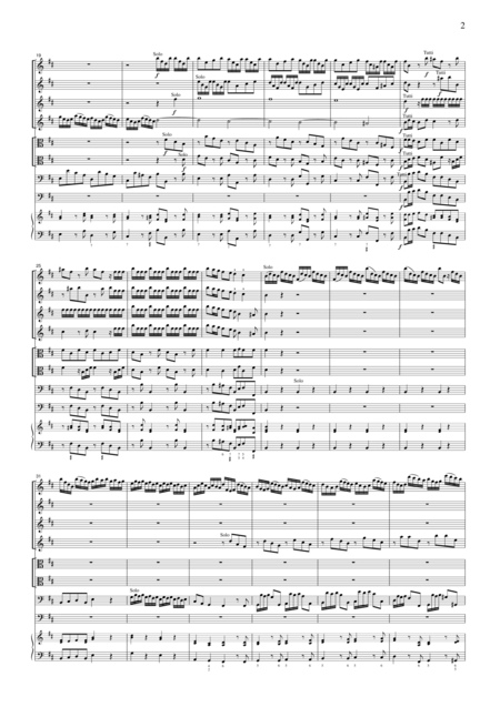 Vivaldi Concerto For 4 Violins Op 3 No 10 For String Orchestra Sv005 Page 2