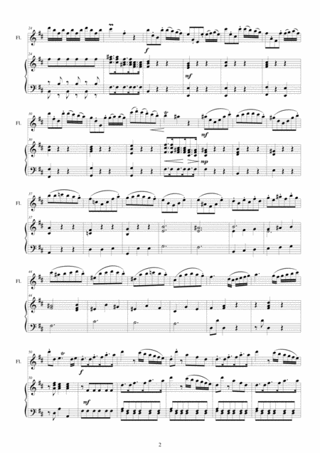 Vivaldi Concerto In B Minor Rv 384 Flute And Piano Page 2