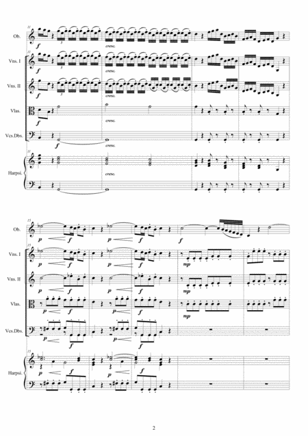 Vivaldi Oboe Concerto In C Major Rv 447 For Oboe Strings And Continuo Score And Parts Page 2