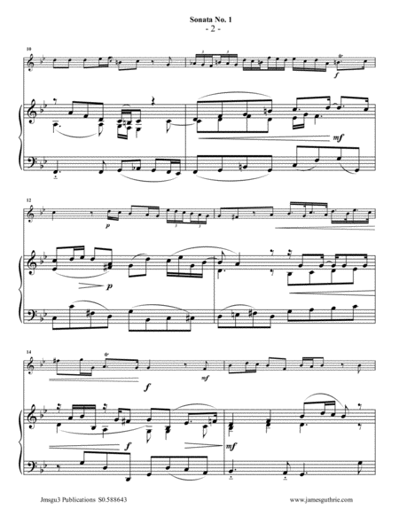 Vivaldi Sonata No 1 For Guitar Piano Page 2