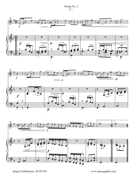 Vivaldi Sonata No 2 For Soprano Sax Piano Page 2