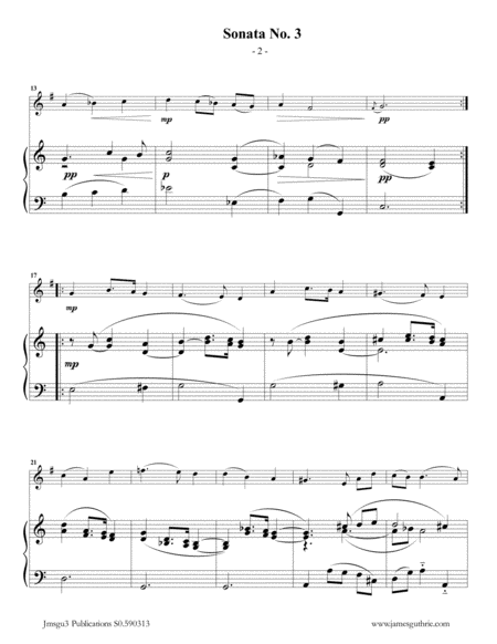 Vivaldi Sonata No 3 For French Horn Piano Page 2