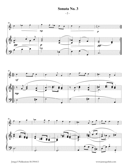 Vivaldi Sonata No 3 For Harp Piano Page 2