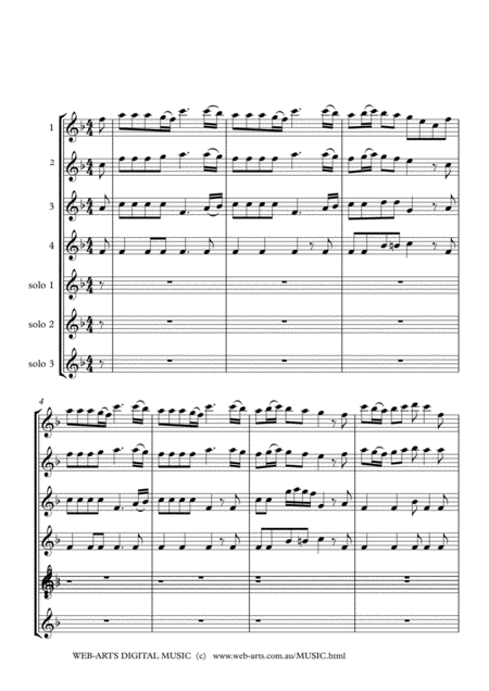 Vivaldi Spring From The Seasons For 7 Flutes Page 2