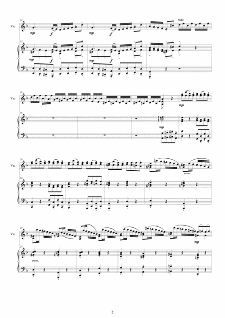 Vivaldi Violin Concerto In D Minor Rv 239 Op 6 No 6 For Violin And Piano Page 2