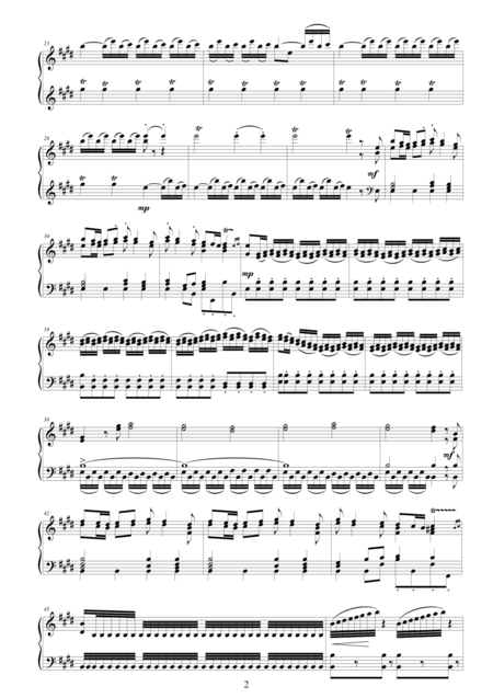 Vivaldi Violin Concerto No 1 In E Major La Primavera Rv 269 Piano Solo Page 2