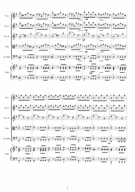 Vivaldi Violin Concerto No 3 In G Major Op 4 Rv 301 For Violin Solo Strings And Cembalo Page 2